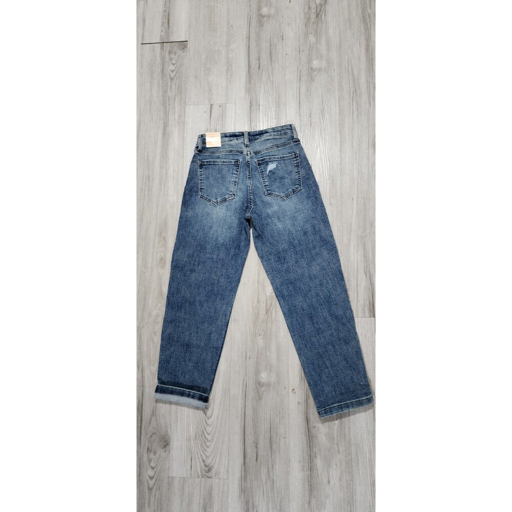 Nwt KUT FROM THE KLOTH Sienna Baggy Boyfriend Crop Jeans In Passion NEW Size 0 - Picture 5 of 16
